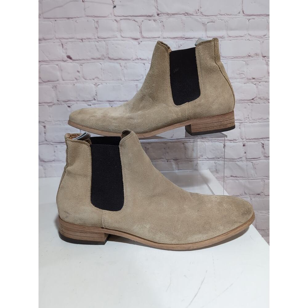 Shoe The Bear Chelsea Dev Tan EU 44 US 11 Suede Slip-On Boots